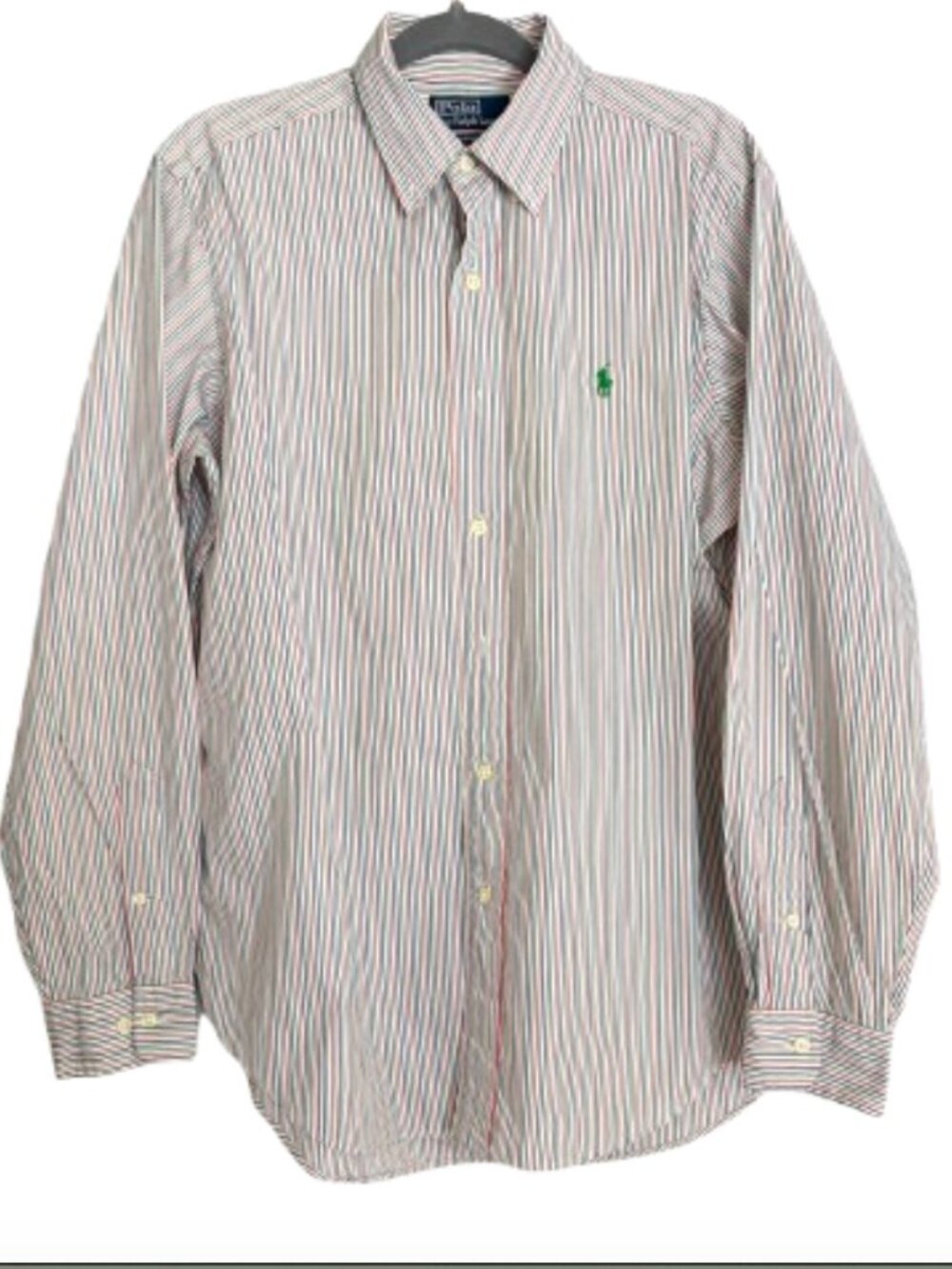 Vintage Polo Ralph Lauren Button Down Bright Stripes Small